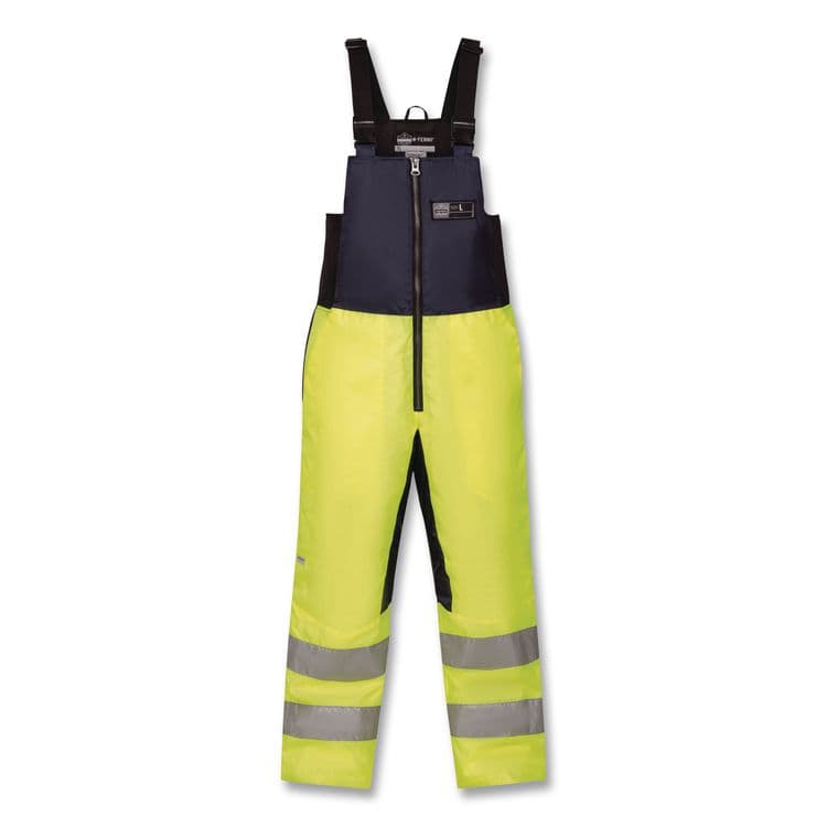 TENACIOUS HOLDINGS, . N-Ferno 6479 Hi-Vis Freezer Bib Overalls, 3X-Large, Lime (EGO41287)