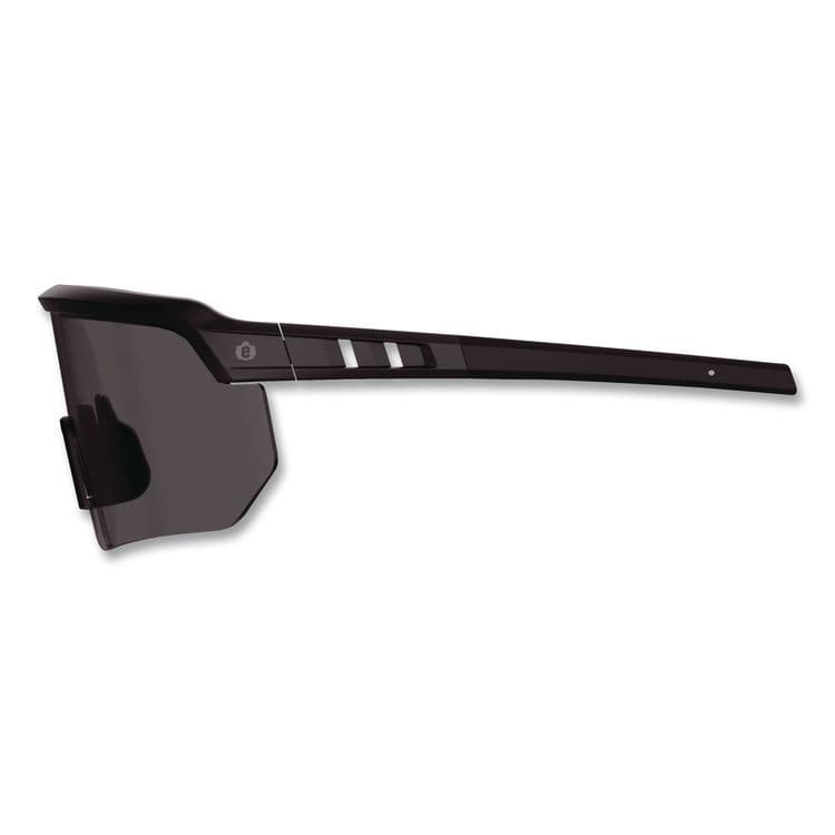 TENACIOUS HOLDINGS, . Skullerz AEGIR Color Enhancing Safety Glasses, Matte Black Half Frame, High Contrast Smoke Shade 2 VLT Single Lens (EGO55201) thumbnail 3