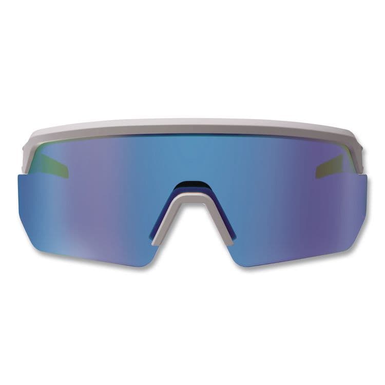 TENACIOUS HOLDINGS, . Skullerz AEGIR Color Enhancing Safety Glasses, Matte Gray Half Frame, Mirrored High Contrast Ice Blue Single Lens (EGO55211) thumbnail 2