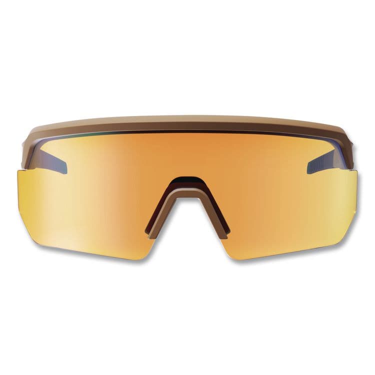 TENACIOUS HOLDINGS, . Skullerz AEGIR Color Enhancing Safety Glasses, Matte Desert Half Frame, Mirrored High Contrast Yellow Single Lens (EGO55212) thumbnail 2