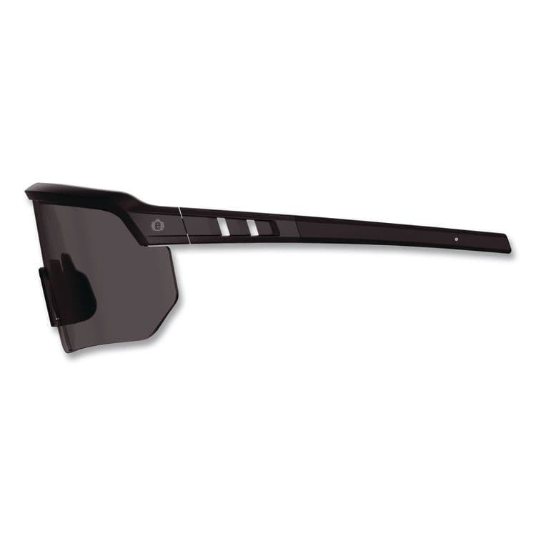 TENACIOUS HOLDINGS, . Skullerz AEGIR Color Enhancing Anti-Scratch Anti-Fog Safety Glasses, Matte Black Half Frame, High Contrast Smoke Single Lens (EGO55221) thumbnail 3