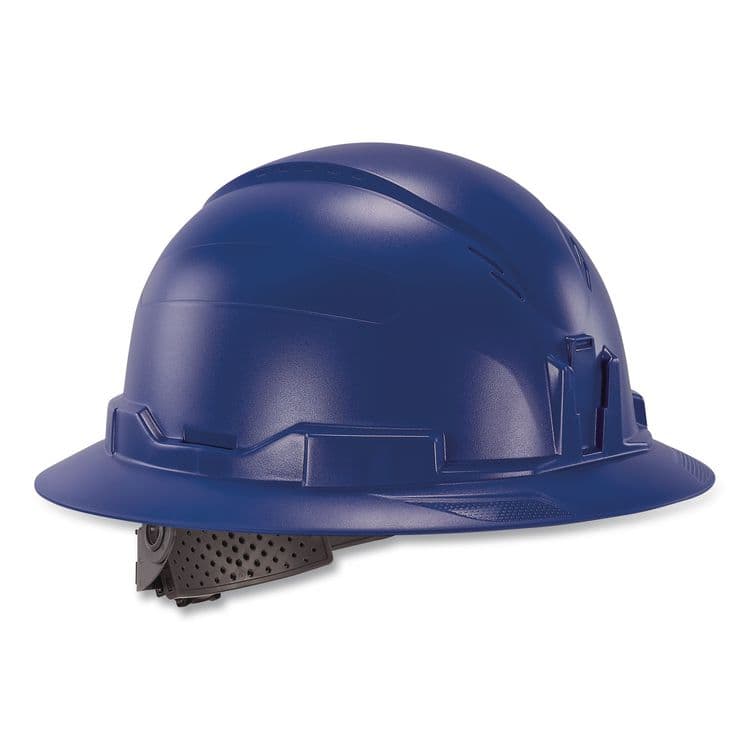 TENACIOUS HOLDINGS, . Skullerz 8963 Full Brim Class E Safety Helmet, 6-Point Rachet Suspension, Full Brim, Blue (EGO60543)