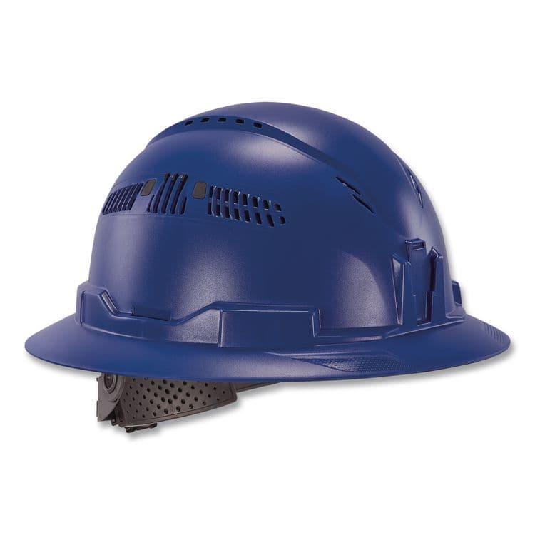 TENACIOUS HOLDINGS, . Skullerz 8964 Full Brim Class C Safety Helmet, 6-Point Ratchet Suspension, Blue (EGO60563)