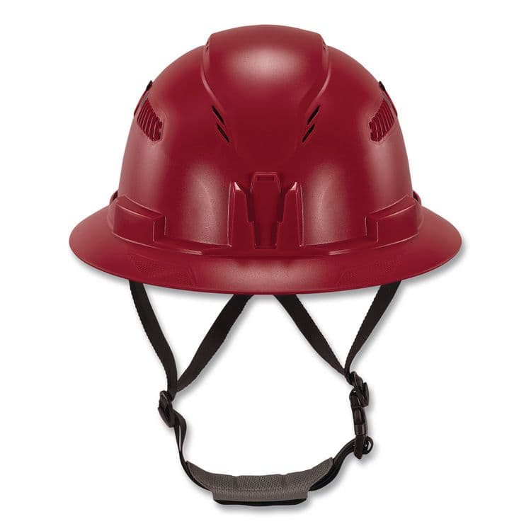 TENACIOUS HOLDINGS, . Skullerz 8964 Full Brim Class C Safety Helmet, 6-Point Ratchet Suspension, Red (EGO60564) thumbnail 3