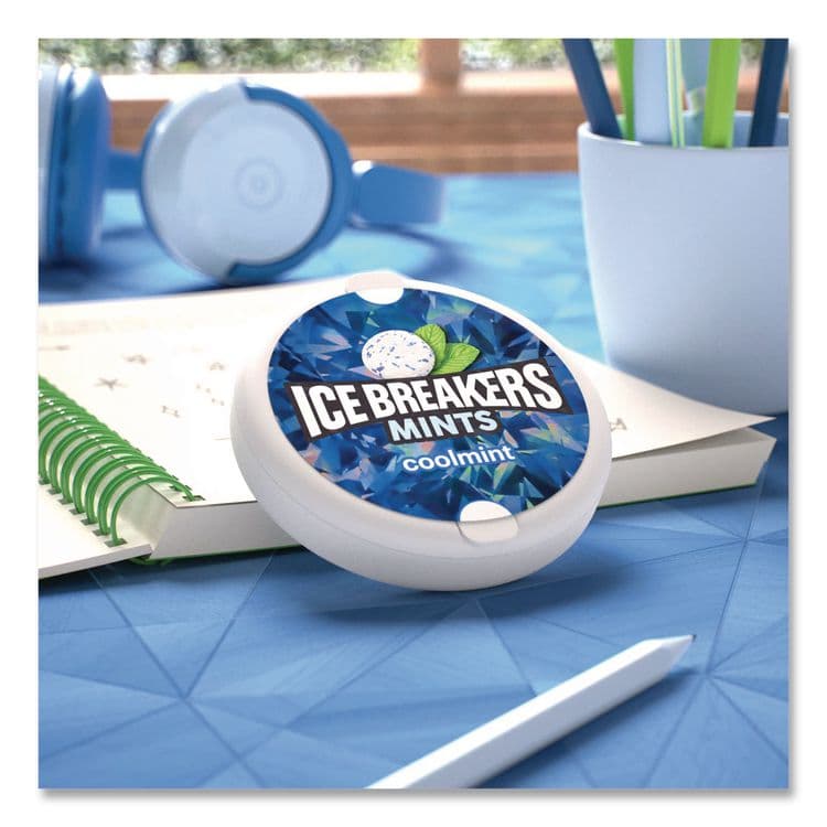 THE HERSHEY COMPANY Sugar-Free Cool Mints, Coolmint, 1.5 oz Tin, 8 Tins/Carton (GRR22002642) thumbnail 4