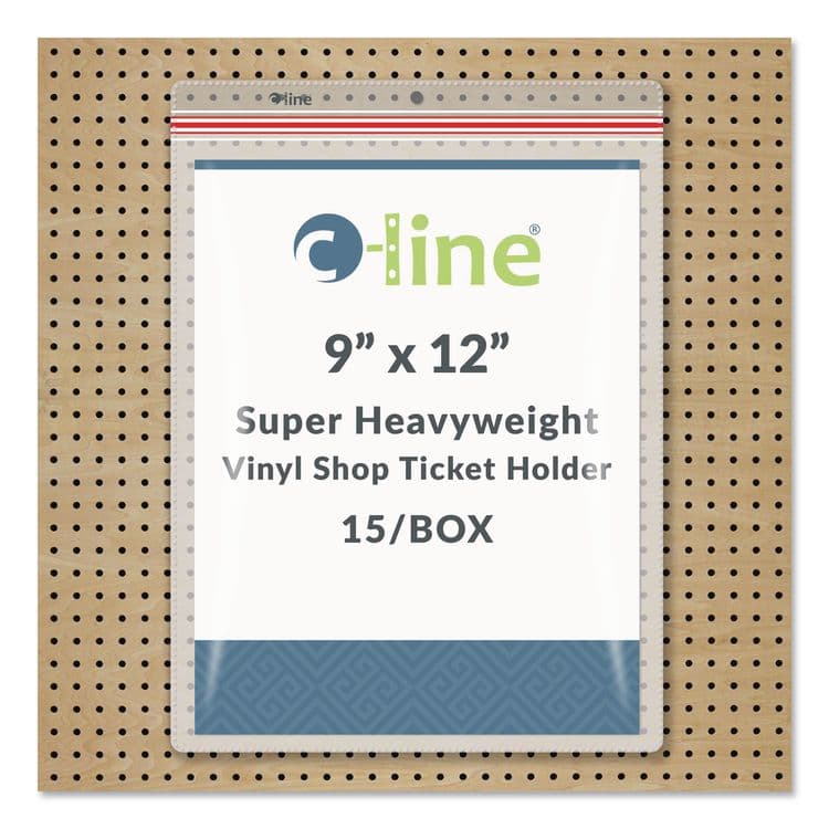 C-LINE PRODUCTS, Industrial Zipper Seal Shop Ticket Holders, Super Heavy-Duty, Top Load 9 x 12 Insert, Clear Front, 15/Box (CLI82912) thumbnail 4