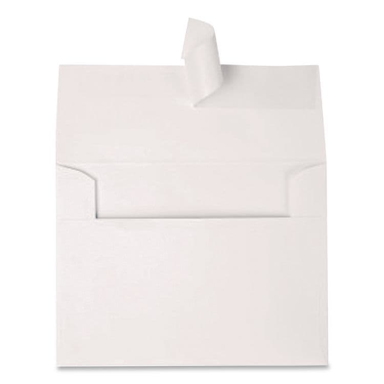 QUALITY PARK PRODUCTS Greeting Card/Invitation Envelope, A-4, Square Flap, Redi-Strip Adhesive Closure, 4.5 x 6.25, White, 50/Box (QUA10742) thumbnail 4