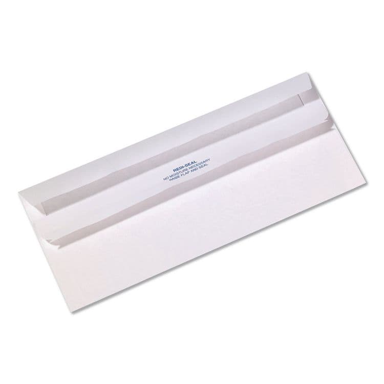 QUALITY PARK PRODUCTS Redi-Seal Envelope, #10, Commercial Flap, Redi-Seal Adhesive Closure, 4.13 x 9.5, White, 500/Box (QUA11118) thumbnail 2