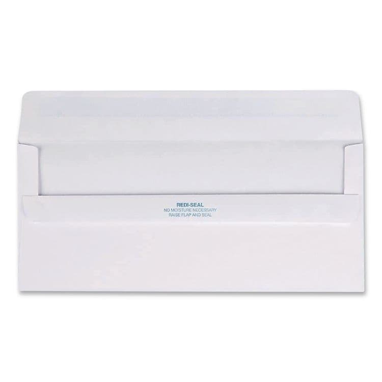 QUALITY PARK PRODUCTS Redi-Seal Envelope, #10, Commercial Flap, Redi-Seal Adhesive Closure, 4.13 x 9.5, White, 500/Box (QUA11118) thumbnail 3