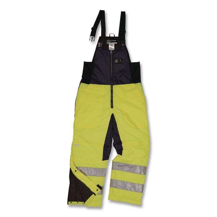 TENACIOUS HOLDINGS, . N-Ferno 6479 Hi-Vis Freezer Bib Overalls, X-Large, Lime (EGO41285) thumbnail 2