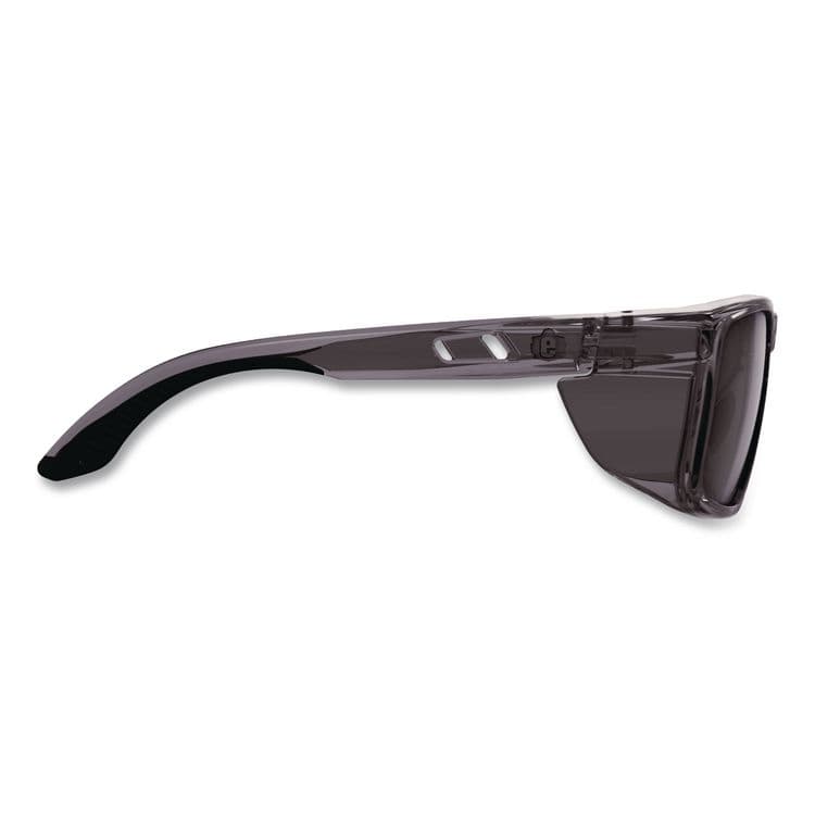 TENACIOUS HOLDINGS, . Skullerz SIXTEN Anti-Scratch Anti-Fog Safety Glasses with Side Shields, Smoke Full Frame, Polarized G15 Green Dual Lens (EGO58260) thumbnail 4