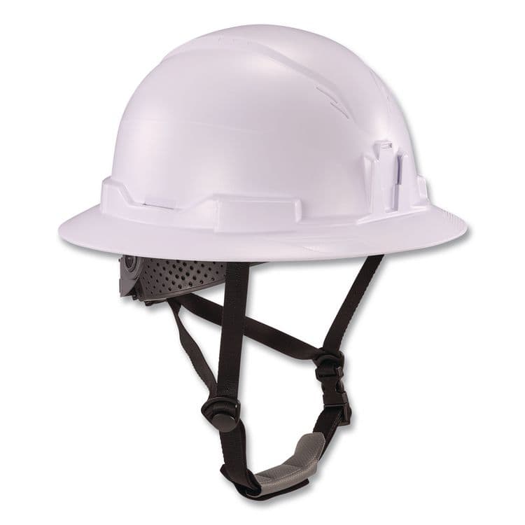 TENACIOUS HOLDINGS, . Skullerz 8963 Full Brim Class E Safety Helmet, 6-Point Rachet Suspension, Full Brim, White (EGO60540) thumbnail 2