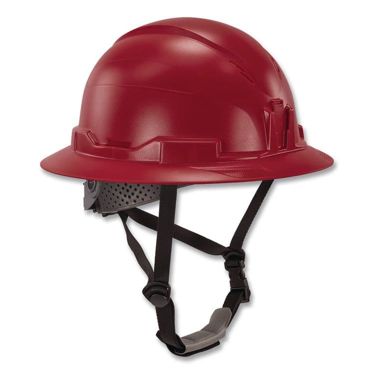 TENACIOUS HOLDINGS, . Skullerz 8963 Full Brim Class E Safety Helmet, 6-Point Rachet Suspension, Full Brim, Red (EGO60544) thumbnail 2