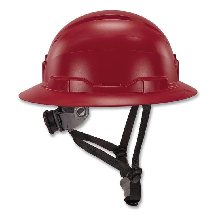 TENACIOUS HOLDINGS, . Skullerz 8963 Full Brim Class E Safety Helmet, 6-Point Rachet Suspension, Full Brim, Red (EGO60544) thumbnail 4