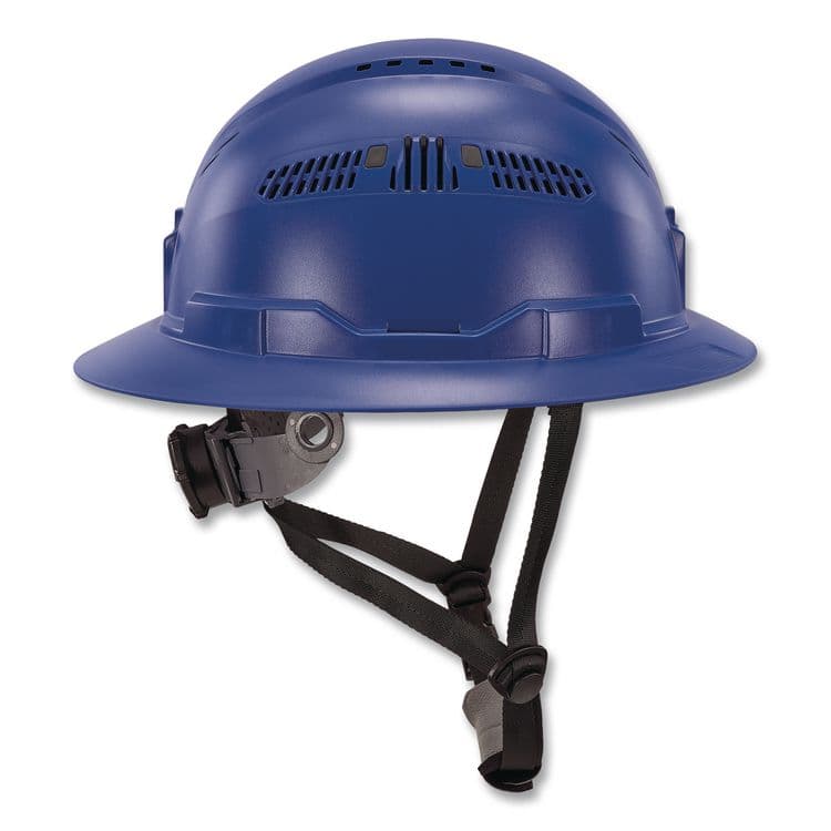 TENACIOUS HOLDINGS, . Skullerz 8964 Full Brim Class C Safety Helmet, 6-Point Ratchet Suspension, Blue (EGO60563) thumbnail 4