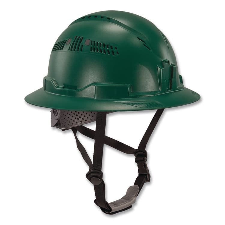 TENACIOUS HOLDINGS, . Skullerz 8964 Full Brim Class C Safety Helmet, 6-Point Ratchet Suspension, Green (EGO60565) thumbnail 2