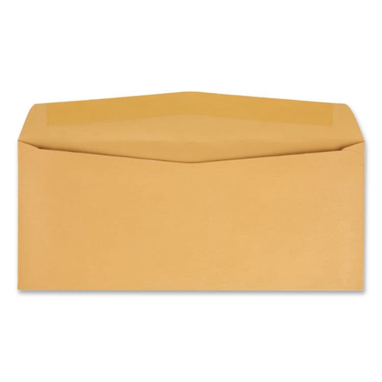 QUALITY PARK PRODUCTS Kraft Envelope, #11, Commercial Flap, Gummed Closure, 4.5 x 10.38, Brown Kraft, 500/Box (QUA11362) thumbnail 4