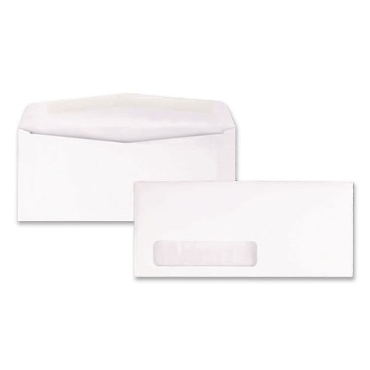 QUALITY PARK PRODUCTS Address-Window Envelope, Lower Left, #10, Commercial Flap, Gummed Closure, 4.13 x 9.5, White, 500/Box (QUA21316) thumbnail 4