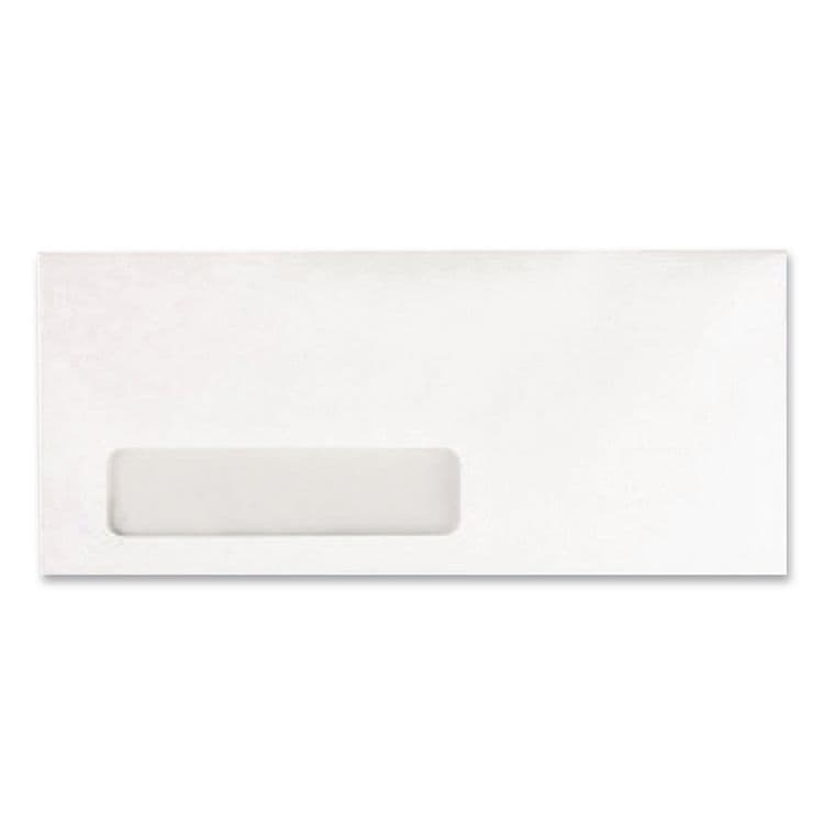 QUALITY PARK PRODUCTS Park Ridge Embossed Executive Envelope, Address Window, #10, Commercial Flap, Gummed Closure, 4.13 x 9.5, White, 500/Box (QUA21330) thumbnail 3