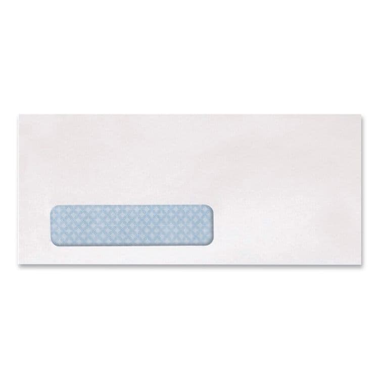 QUALITY PARK PRODUCTS Security Tint Window Envelope, #10, Bankers Flap, Gummed Closure, 4.13 x 9.5, White, 500/Box (QUA21412) thumbnail 3
