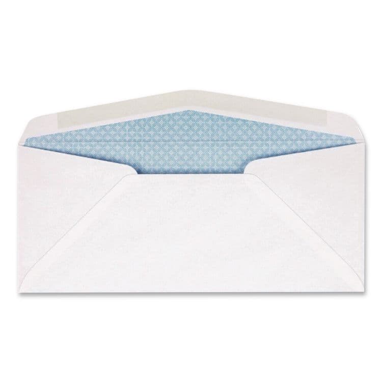 QUALITY PARK PRODUCTS Security Tint Window Envelope, #10, Bankers Flap, Gummed Closure, 4.13 x 9.5, White, 500/Box (QUA21412) thumbnail 4