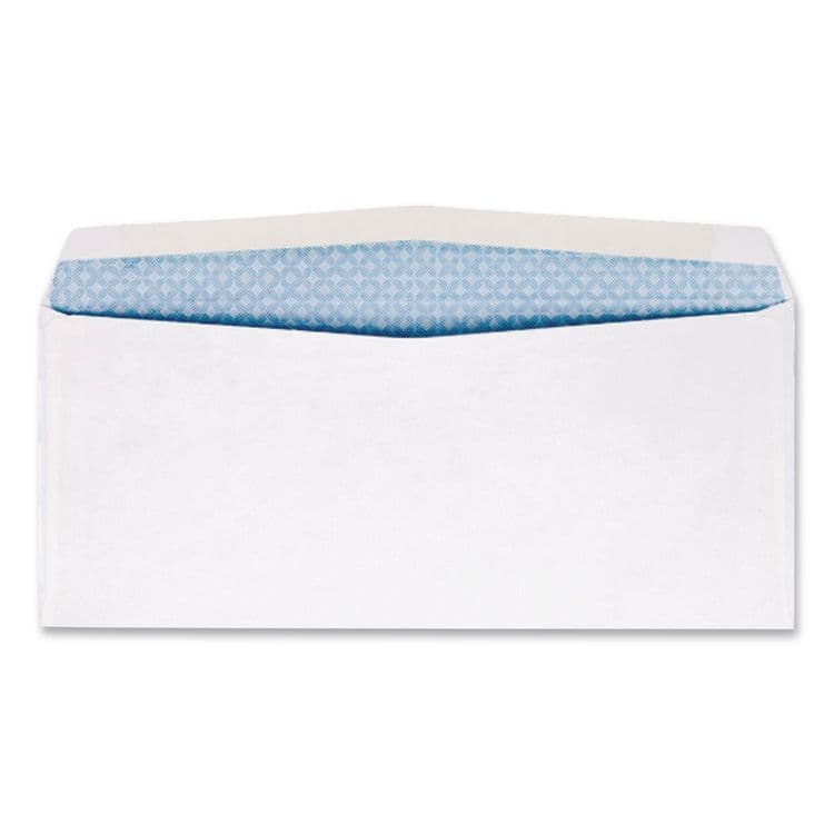 QUALITY PARK PRODUCTS Double Window Security-Tinted Check Envelope, #9, Commercial Flap, Gummed Closure, 3.88 x 8.88, White, 500/Box (QUA24524) thumbnail 4