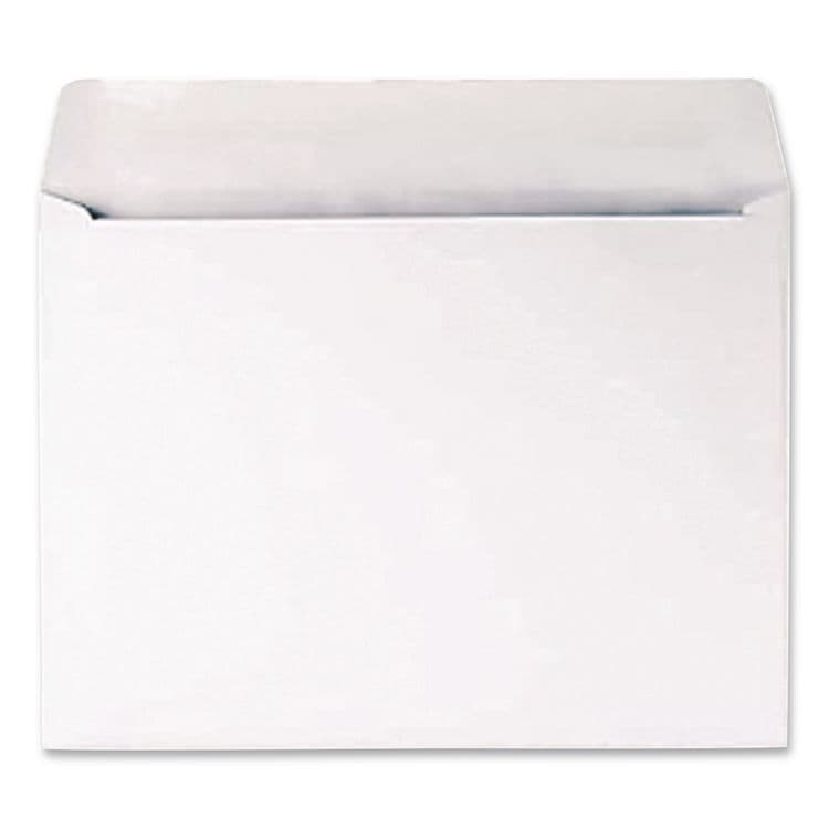 QUALITY PARK PRODUCTS Open-Side Booklet Envelope, #10 1/2, Cheese Blade Flap, Gummed Closure, 9 x 12, White, 250/Box (QUA37682) thumbnail 3
