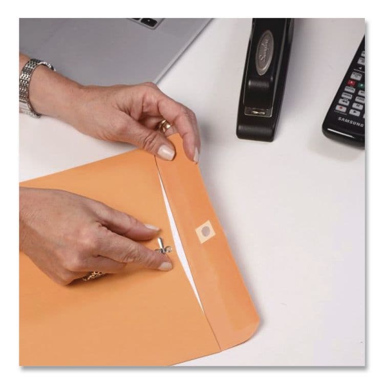 QUALITY PARK PRODUCTS Clasp Envelope, 32 lb Bond Weight Kraft, #14 1/2, Square Flap, Clasp/Gummed Closure, 11.5 x 14.5, Brown Kraft, 100/Box (QUA37805) thumbnail 4