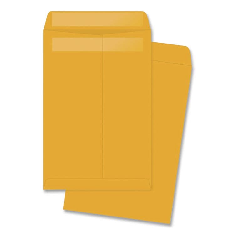 QUALITY PARK PRODUCTS Redi-Seal Catalog Envelope, #1, Cheese Blade Flap, Redi-Seal Adhesive Closure, 6 x 9, Brown Kraft, 100/Box (QUA43167) thumbnail 3