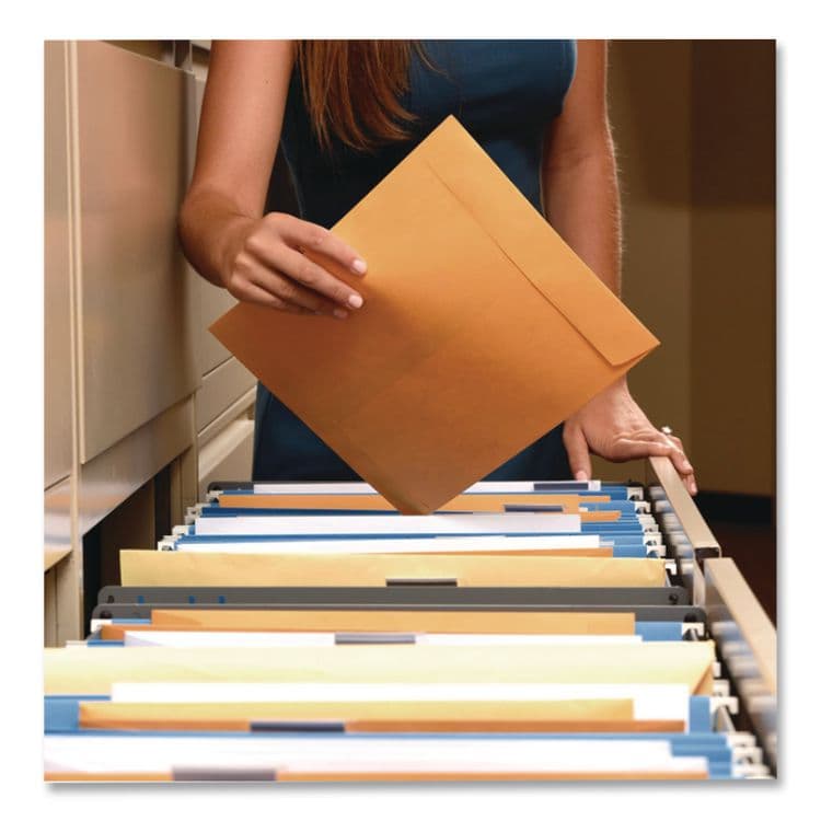 QUALITY PARK PRODUCTS Redi-Seal Catalog Envelope, #1 3/4, Cheese Blade Flap, Redi-Seal Adhesive Closure, 6.5 x 9.5, Brown Kraft, 250/Box (QUA43362) thumbnail 3