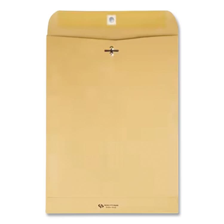 QUALITY PARK PRODUCTS Clasp Envelope, 28 lb Bond Weight Kraft, #94, Square Flap, Clasp/Gummed Closure, 9.25 x 14.5, Brown Kraft, 100/Box (QUA37894) thumbnail 4