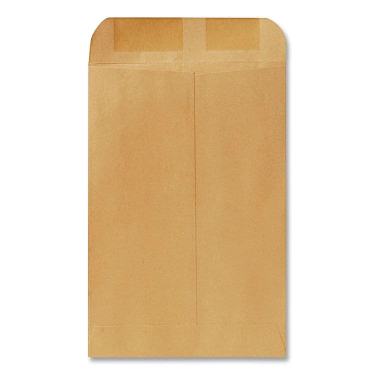 QUALITY PARK PRODUCTS Catalog Envelope, 28 lb Bond Weight Kraft, #1 3/4, Square Flap, Gummed Closure, 6.5 x 9.5, Brown Kraft, 500/Box (QUA40865) thumbnail 3