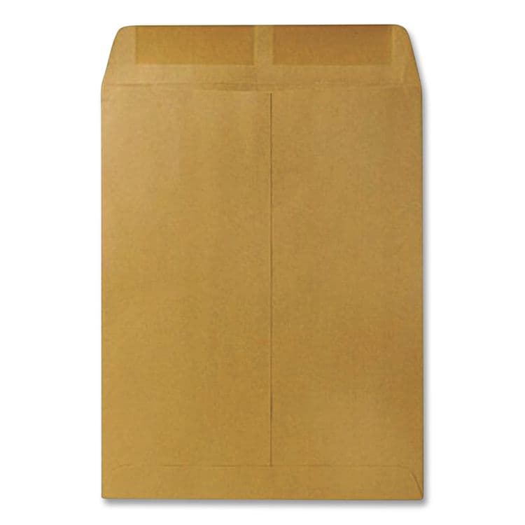 QUALITY PARK PRODUCTS Catalog Envelope, 28 lb Bond Weight Kraft, #13 1/2, Square Flap, Gummed Closure, 10 x 13, Brown Kraft, 100/Box (QUA41667) thumbnail 4