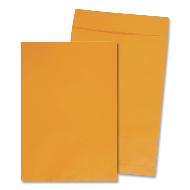 QUALITY PARK PRODUCTS Jumbo Size Kraft Envelope, Cheese Blade Flap, Fold-Over Closure, 12.5 x 18.5, Brown Kraft, 25/Pack (QUA42353) thumbnail 2