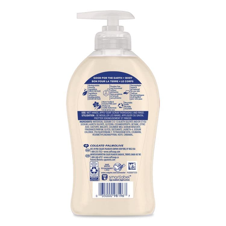 COLGATE PALMOLIVE, IPD. Liquid Hand Soap Pumps, Vanilla and Coconut, 11.25 oz, 6/Carton (CPCUS07059ACT) thumbnail 3