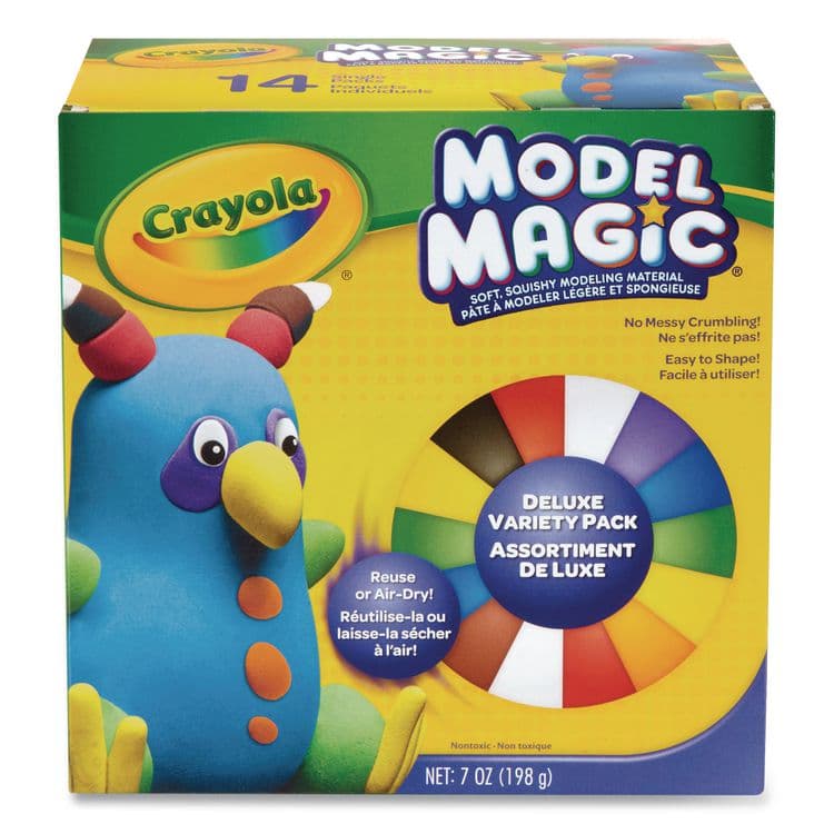 BINNEY & SMITH / CRAYOLA Model Magic Modeling Compound, Deluxe Variety Pack, Assorted Colors, 0.5 oz Pack, 14 Packs (CYO462490) thumbnail 3