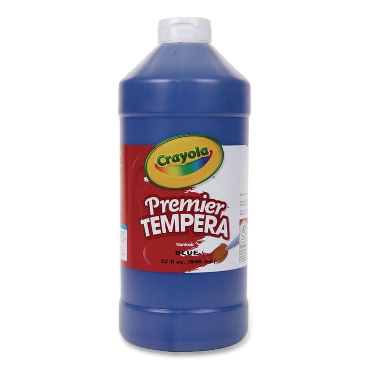 BINNEY & SMITH / CRAYOLA Premier Tempera Paint, 32 oz Bottle, Blue (CYO541232042)