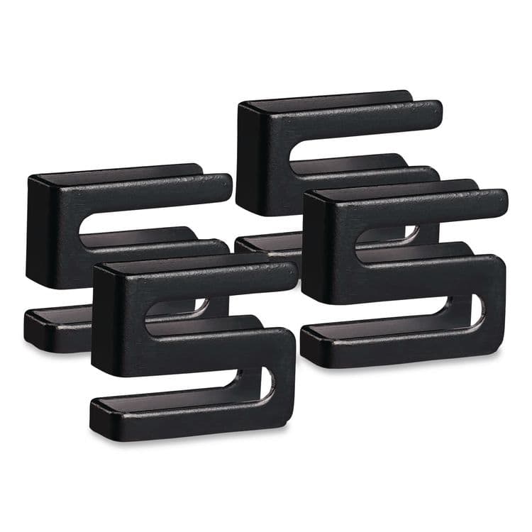 ALERA Wire Shelving S Hooks, Metal, Black, 4 Hooks/Pack (ALESW59SHBL) thumbnail 4