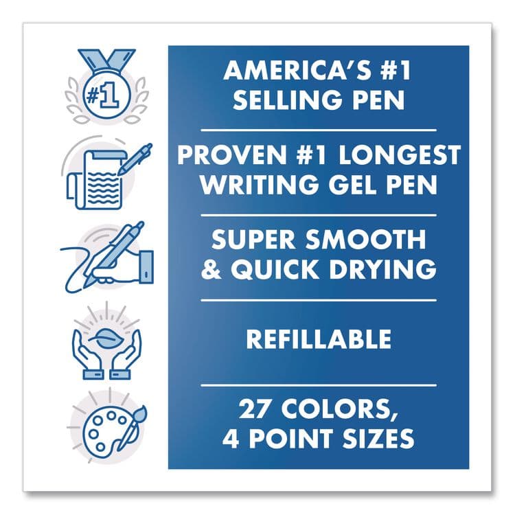 PILOT CORP. OF AMERICA G2 Premium Gel Pen, Retractable, Ultra-Fine, 0.38 mm, Assorted Ink/Barrel Colors, 4/Pack (PIL31276) thumbnail 3