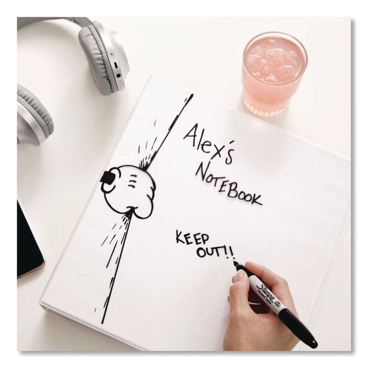 SANFORD Fine Tip Permanent Markers, Fine Tip, Assorted Colors, 5/Pack (SAN30653PP) thumbnail 4