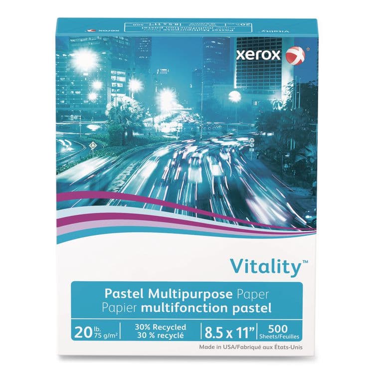 XEROX CORP. Multipurpose Pastel Colored Paper, 20 lb Bond Weight, 8.5 x 11, Goldenrod, 500 Sheets/Ream (XER3R11055) thumbnail 2
