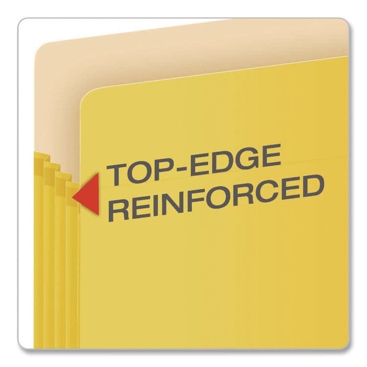 TOPS BUSINESS FORMS Colored File Pockets, 3.5" Expansion, Letter Size, Yellow (PFX1524EYEL) thumbnail 3
