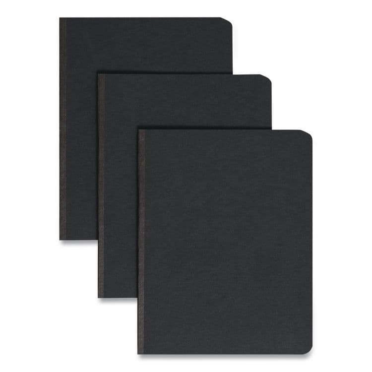 SMEAD MANUFACTURING CO. Prong Fastener Pressboard Report Cover, Two-Piece Prong Fastener, 3" Capacity, 8.5 x 11, Black/Black, 25/Box (SMD2750883)