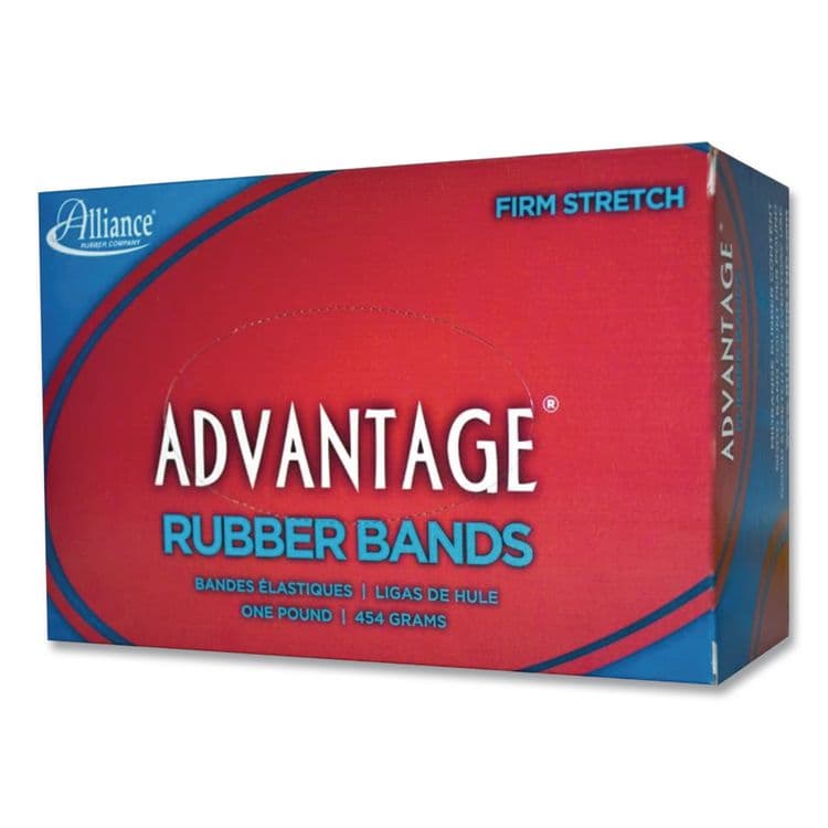 ALLIANCE RUBBER Advantage Multi-Purpose Rubber Band, Size #12, Natural Crepe, 1 lb Box, 2,500/Box (ALL26125) thumbnail 3