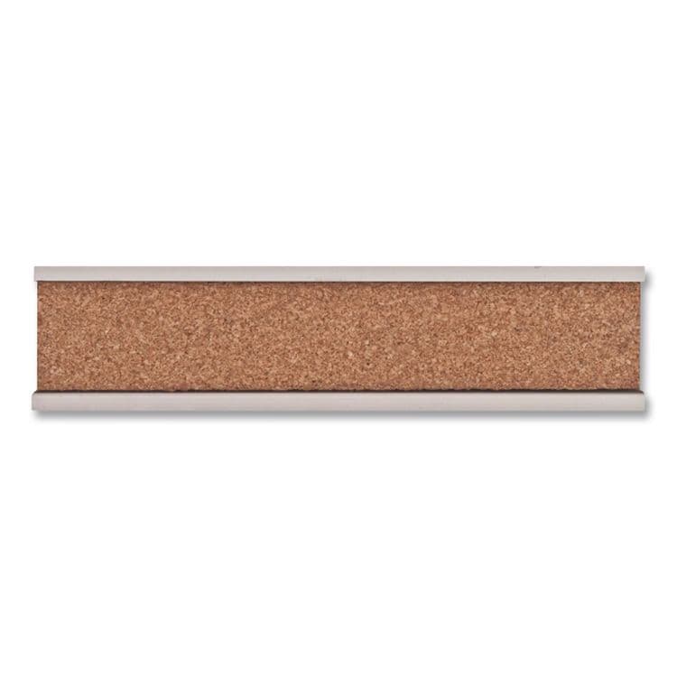 ADVANTUS CORPORATION Grip-A-Strip Cork Map Rail, 1" x 96", Brown/Silver (AVT2026) thumbnail 4