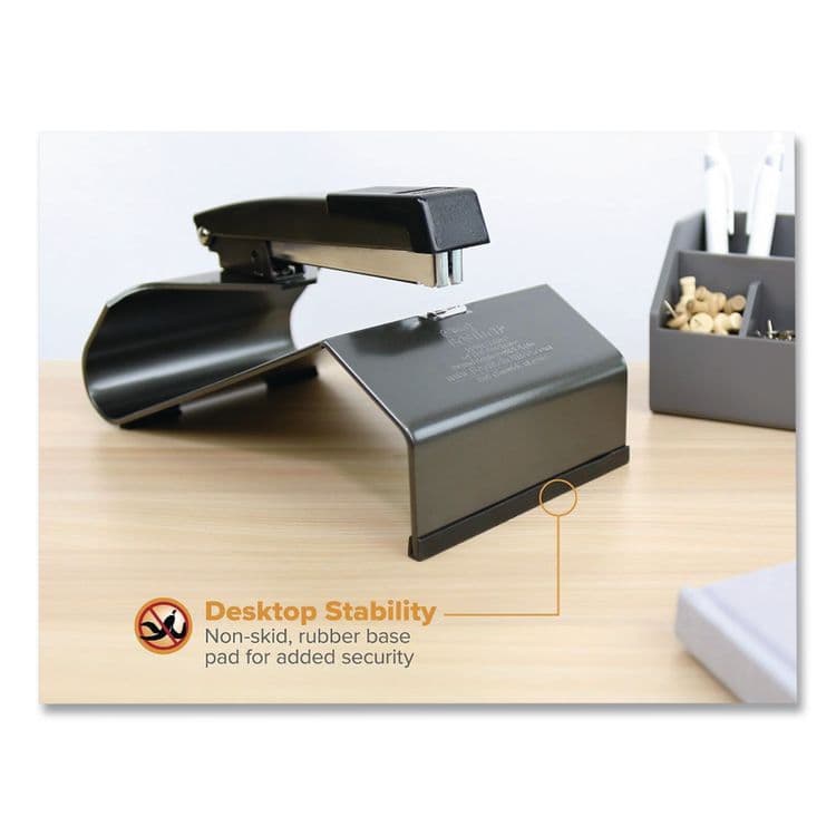 STANLEY BOSTITCH Booklet Desktop Stapler, 20-Sheet Capacity, 0.25" Staples, Black (BOSB440SB) thumbnail 3