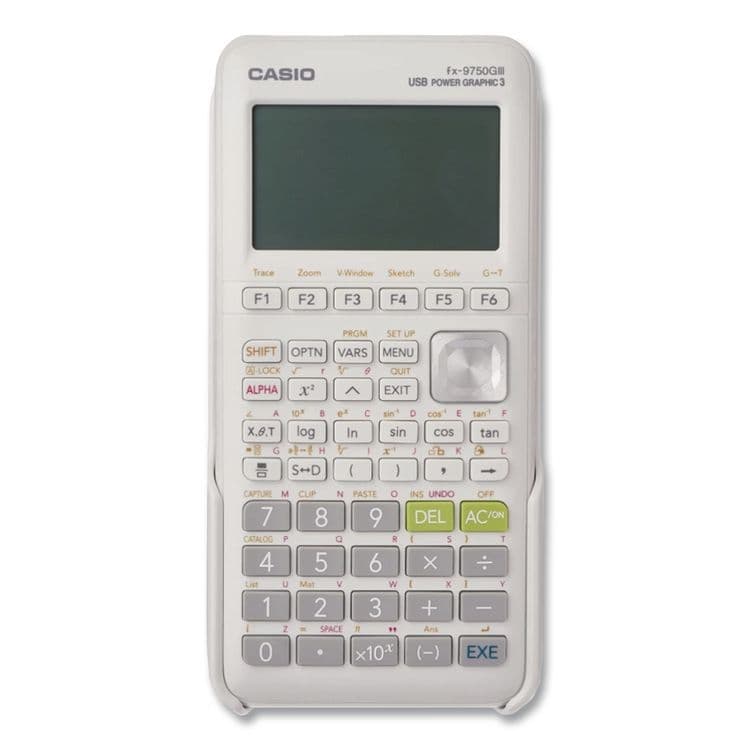 CASIO, . FX-9750GIII 3rd Edition Graphing Calculator, 21-Digit LCD, White (CSOFX9750GIIIWE) thumbnail 3