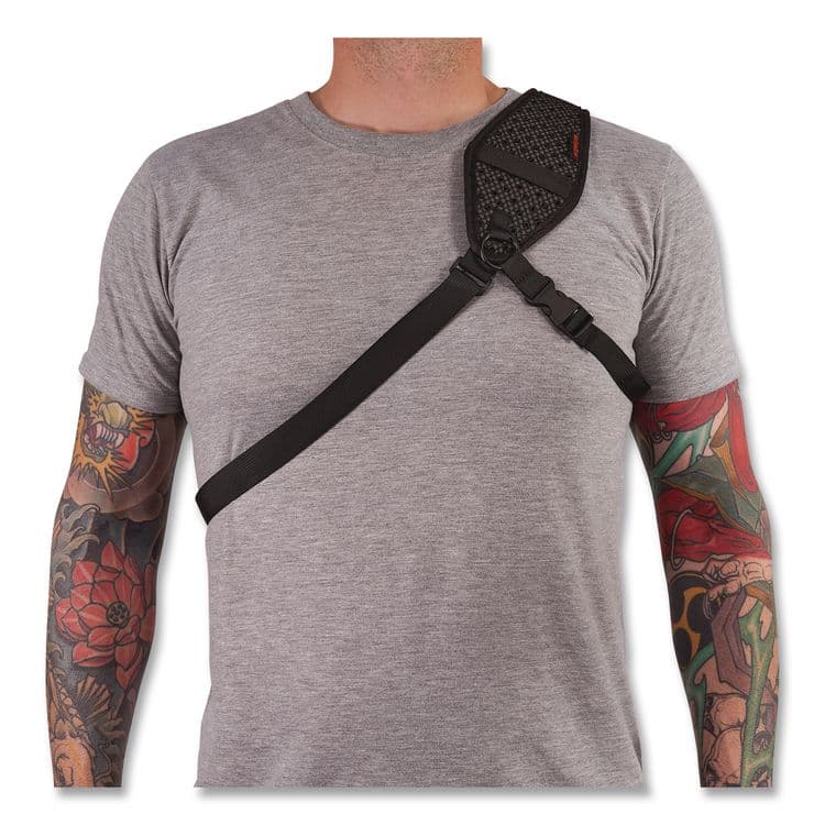 TENACIOUS HOLDINGS, . Squids 3143 Barcode Scanner Sling Lanyard, 8.75" Long, Black (EGO19254) thumbnail 2