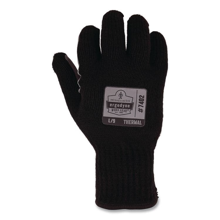 TENACIOUS HOLDINGS, . ProFlex 7402 Thermal Knit Cooler Gloves, 11" Long, Large (9), Black (EGO10614)