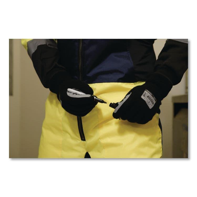 TENACIOUS HOLDINGS, . ProFlex 7402 Thermal Knit Cooler Gloves, 11" Long, Large (9), Black (EGO10614) thumbnail 4